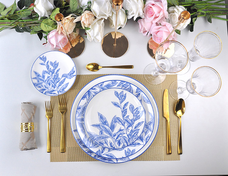 Blue Hummingbird Bone Dinner Set Detailed Video