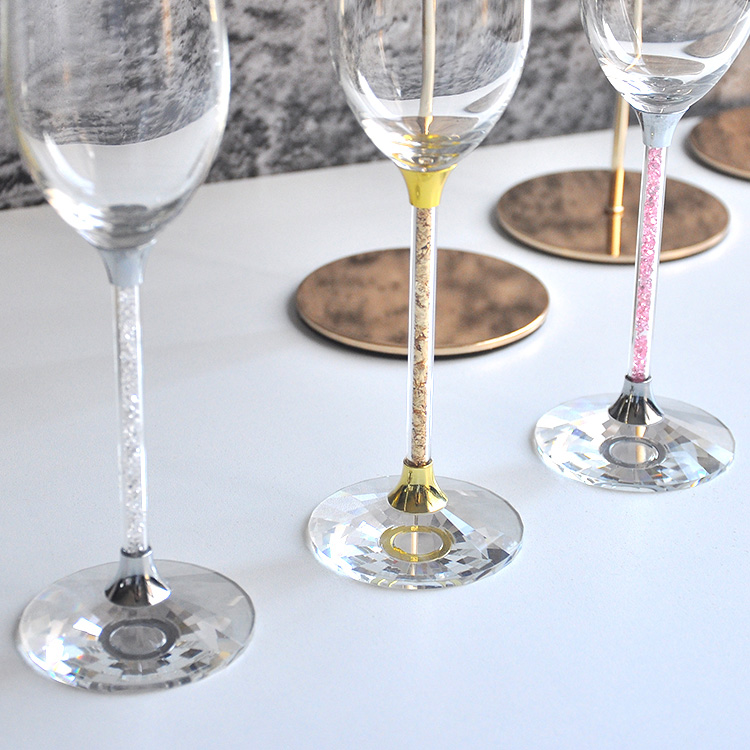 Long Stem Champagne Flutes Glasses