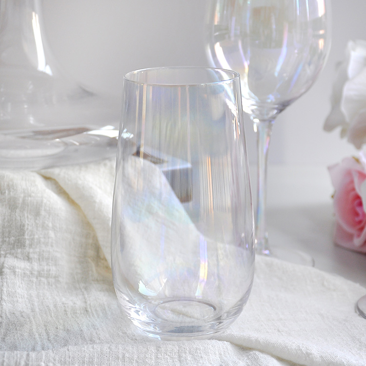 Rainbow Glass Wine Glasses Set