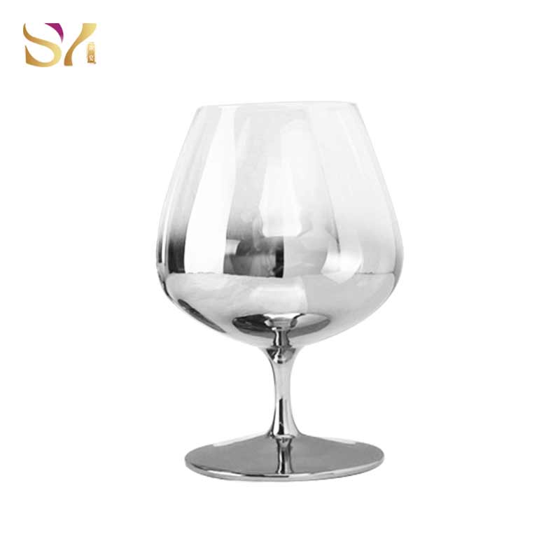 Plating Silver Cognac Brandy Glasses