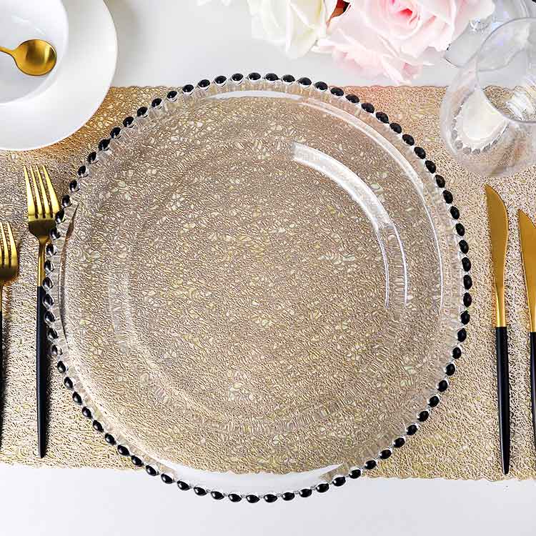 China factory wholesale 13 inch clear gold/silver/rose gold/black/white ...